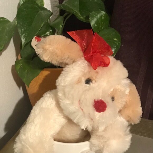 Dan Dees Collector's Choice 12 oz mug with adorable soft tan stuffed puppy. - Picture 9 of 15